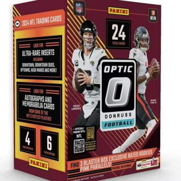2024 Panini Donruss Optic Football 6-Pack Blaster Box (Pink Parallels)