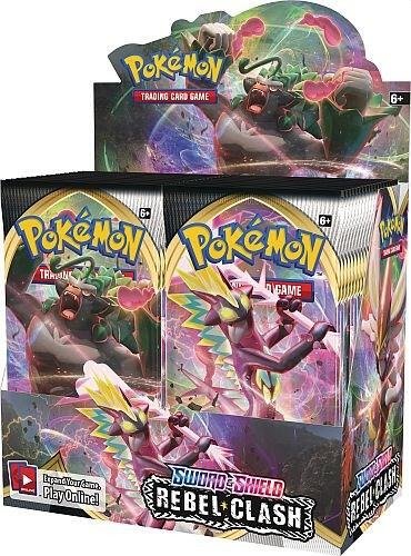 Pokémon TCG: Rebel Clash Booster Box (SWSH02)