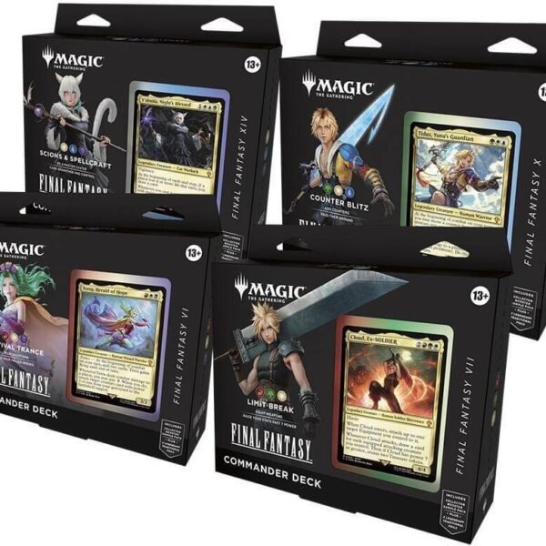 Magic the Gathering: Final Fantasy Commander 4-Deck Case