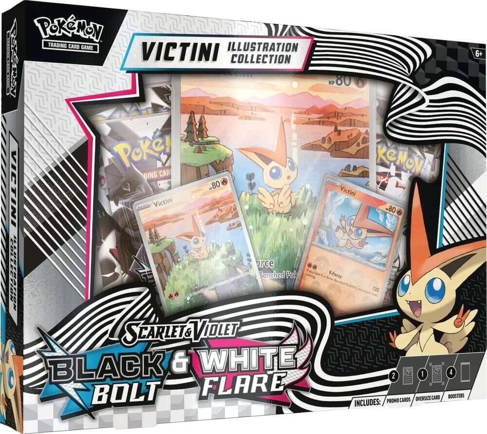 Pokémon TCG: Scarlet & Violet (SV10.5) Black Bolt and White Flare – Victini Illustration Collection