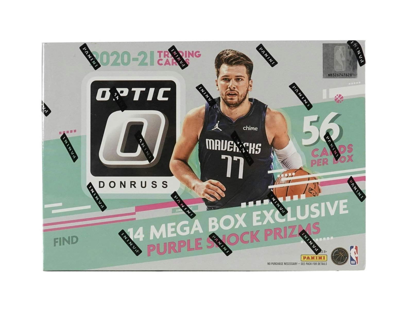 2020/21 Panini Donruss Optic Basketball Mega 56-Card Box (Purple Shock Prizms!)