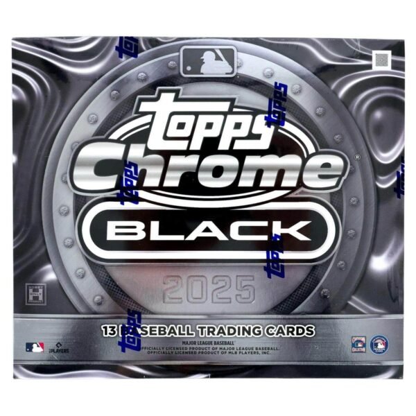 2025 Topps Chrome Black Baseball Hobby Box