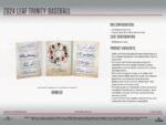 2024 Leaf Trinity Baseball Hobby Box (image 5)