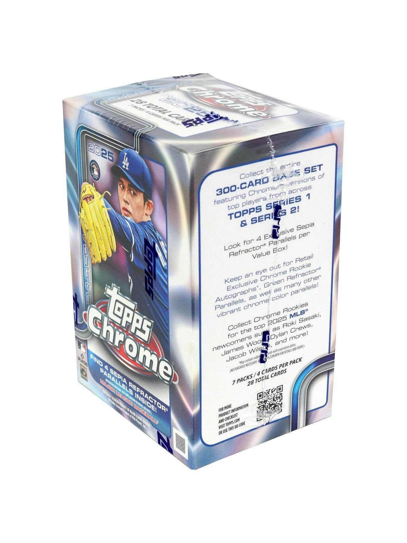 903244_005_072125.jpg 2025 Topps Chrome Baseball 7-Pack Blaster Box
