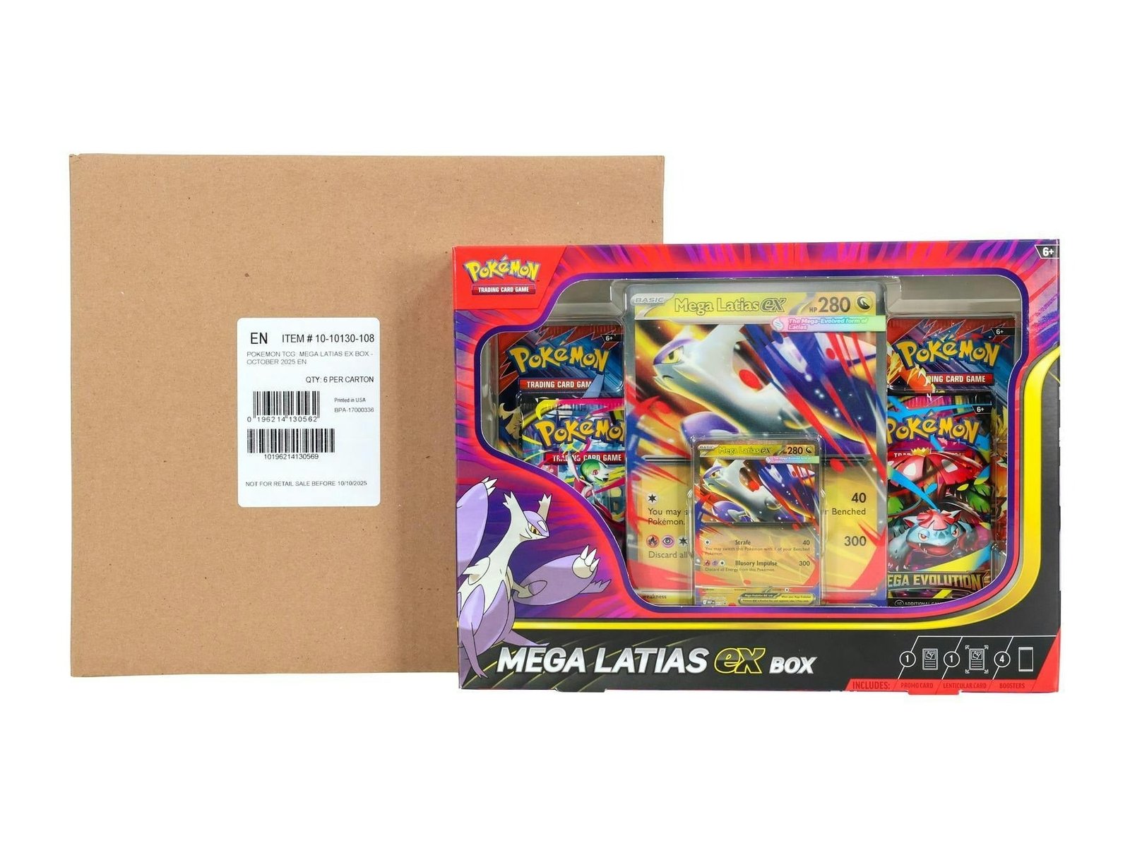 Pokémon TCG: Pokémon Mega Latias ex 6-Box Case