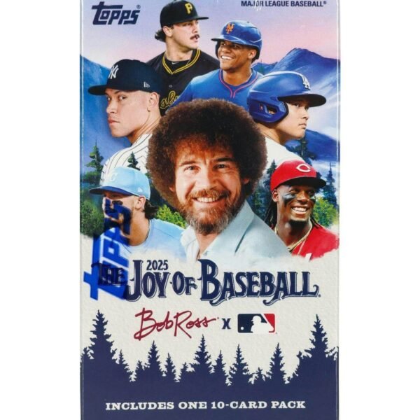 2025 Topps x Bob Ross The Joy of Baseball Happy Little Box