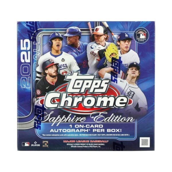 2025 Topps Chrome Baseball Sapphire Edition Hobby Box