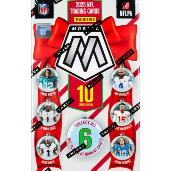 2025 Panini Mosaic Football Ornament Box