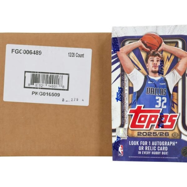 2025/26 Topps Basketball Hobby 12-Box Case