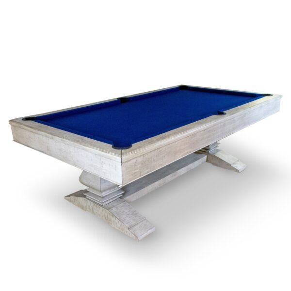 Hathaway Montecito 8-ft Pool Table – Driftwood Finish with Blue Felt BG5021