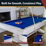 Hathaway Montecito 8-ft Pool Table – Driftwood Finish with Blue Felt BG5021 (image 4)