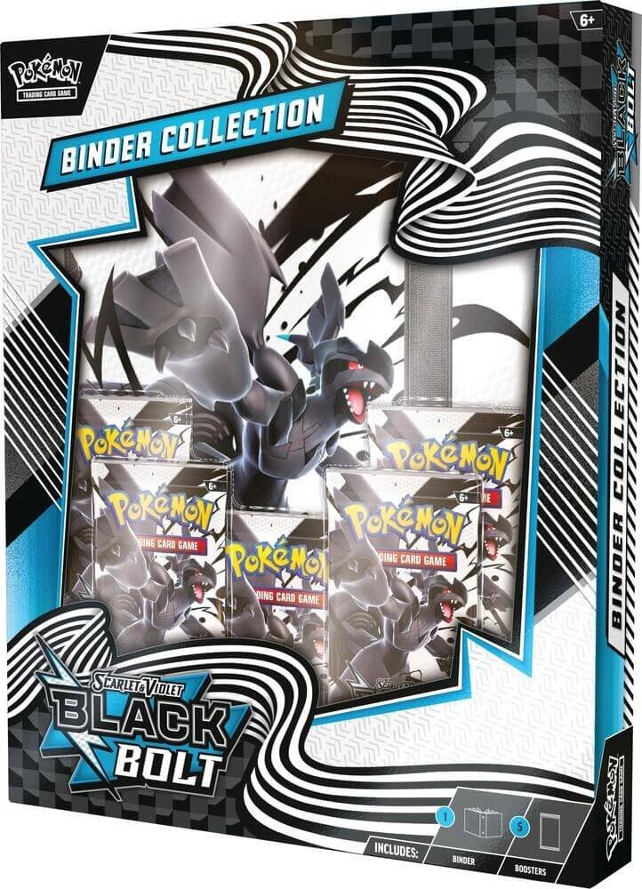 Pokémon TCG: Scarlet & Violet (SV10.5) Black Bolt Binder Collection