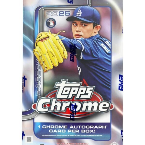 2025 Topps Chrome Baseball Hobby Box