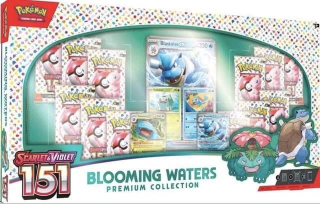 Pokémon TCG: Scarlet & Violet 151 Blooming Waters Premium Collection Box