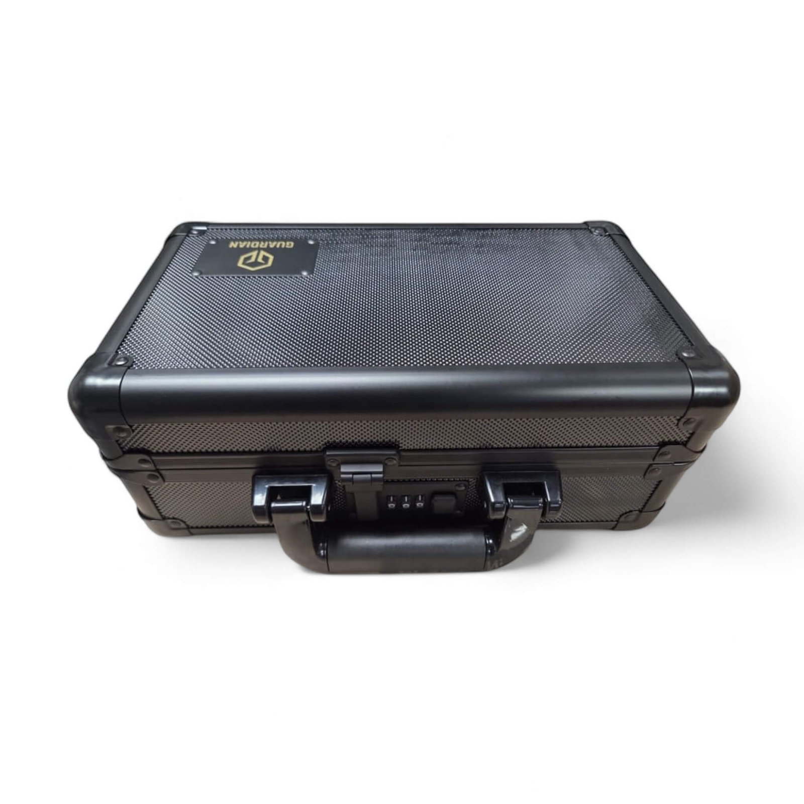 Guardian: 1-Row Graded Card Aluminum Storage Case (Black Diamond Pattern)