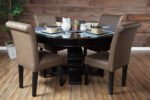 BBO Poker Tables Ginza LED Black Round Poker Table (image 3)