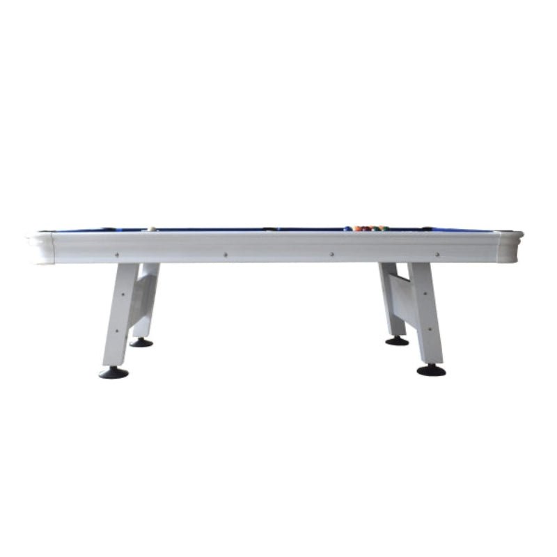 Hathaway Alpine 8-ft Outdoor Pool Table – White with Blue Felt BG3147 (image 4)