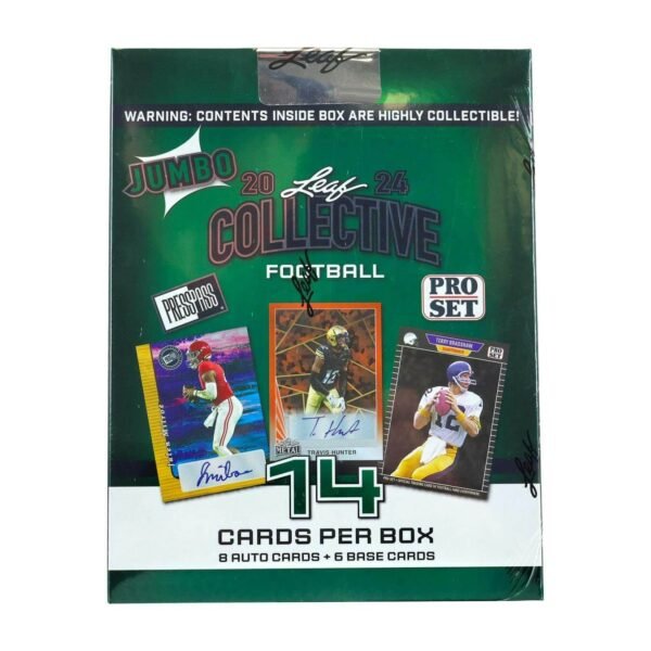 2024 Leaf Collective Football Hobby Jumbo Box