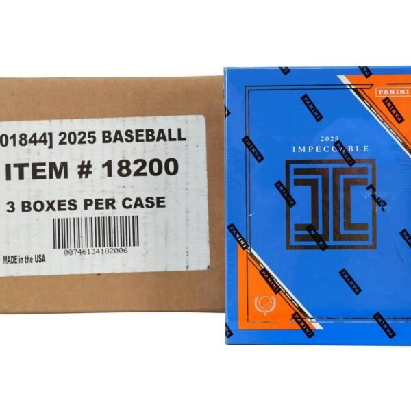 2025 Panini Impeccable Baseball Hobby 3-Box Case