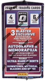 2023 Panini Donruss Optic Football 6-Pack Blaster Box (Pink Parallels!) (image 3)