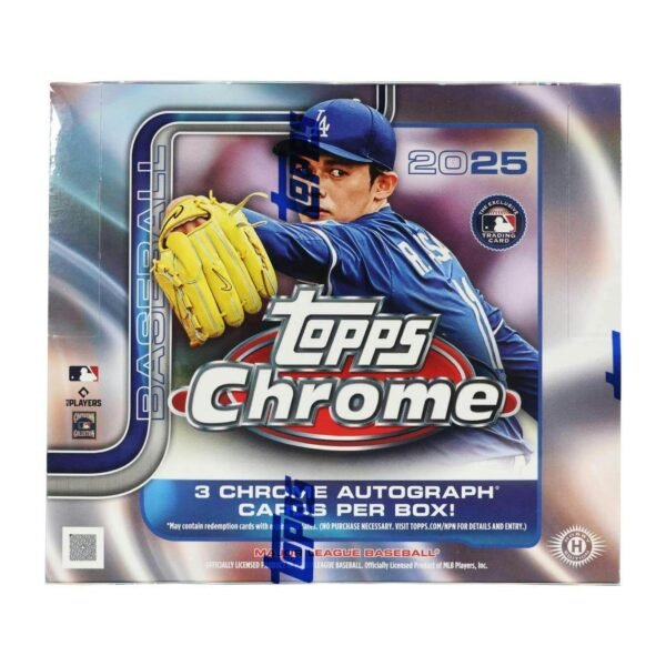 2025 Topps Chrome Baseball Hobby Jumbo Box