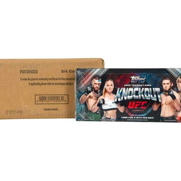 2025 Topps UFC Knockout Hobby 8-Box Case