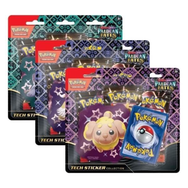 Pokémon TCG: Scarlet & Violet (SV4.5) Paldean Fates Tech Sticker Collection (Various)