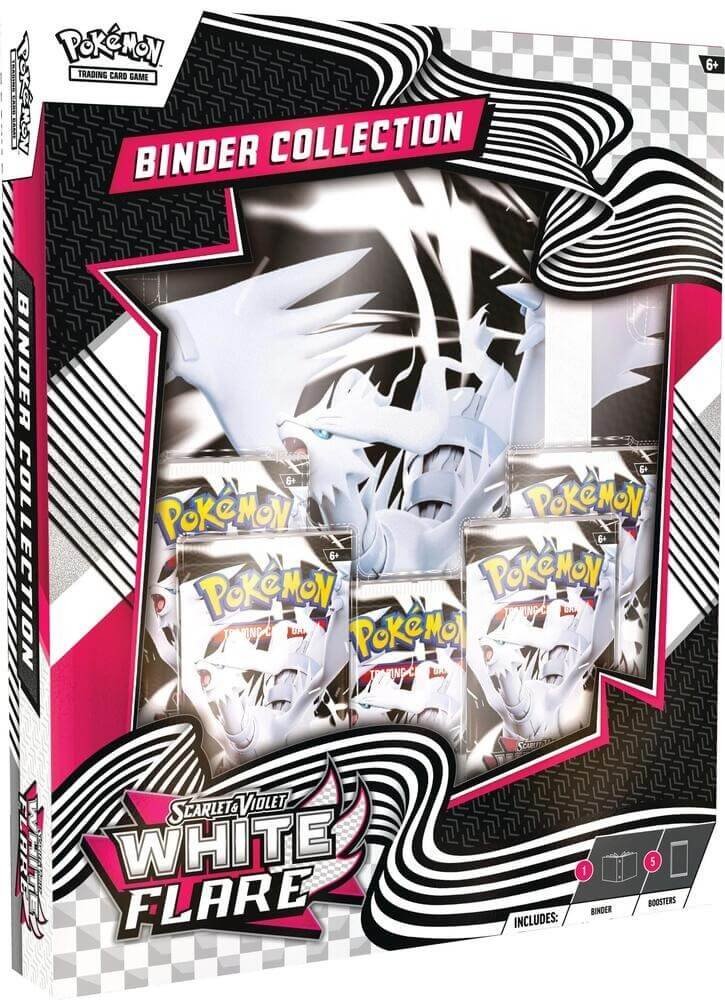 Pokémon TCG: Scarlet & Violet (SV10.5) White Flare Binder Collection Box