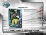 2025 Bowman University Chrome Football 7-Pack Blaster Box (image 3)