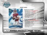 2025 Bowman University Chrome Football 7-Pack Blaster Box (image 4)