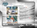2025 Bowman University Chrome Football 7-Pack Blaster Box (image 9)