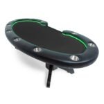 BBO Poker Tables Lumen HD LED Black Poker Table 10 Person