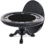BBO Poker Tables Nighthawk Black Round Poker Table 8 Person (image 4)