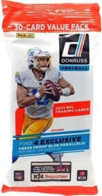 2021 Donruss Football Jumbo Value Fat 12-Pack Box (image 2)