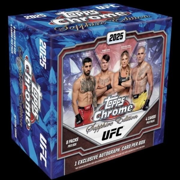 2025 Topps Chrome UFC Sapphire Edition Hobby Box